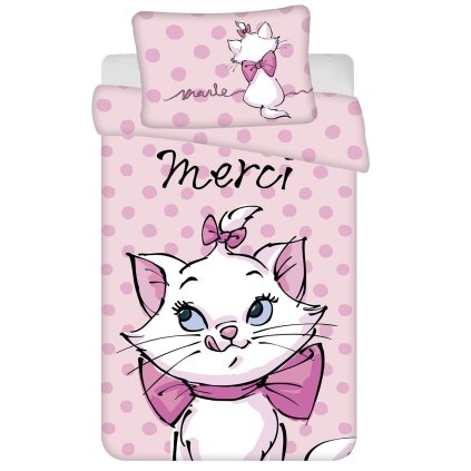 posciel bawelna 100x135 40x60 kotek marie merci