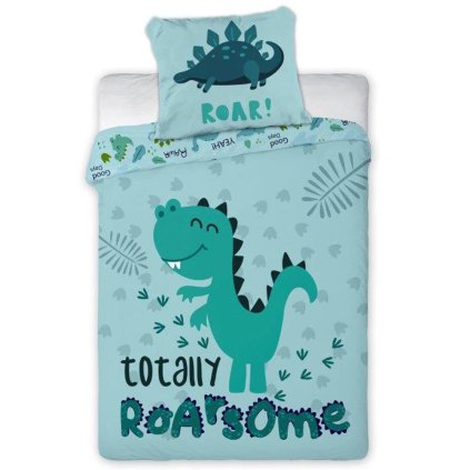 posciel bawelna 100x135 40x60 dinozaury