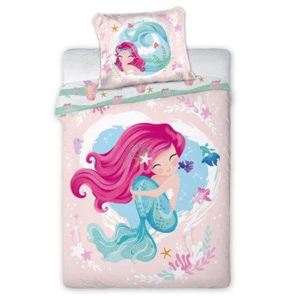 posciel bawelna 100x135 40x60 syrenka