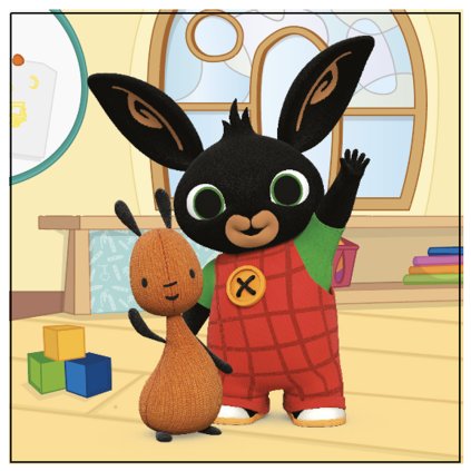 recznik dzieciecy frote 30x30 krolik bing