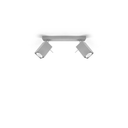 Bodové svítidlo Merida, 2x šedé kovové stínítko, (možnost polohování)