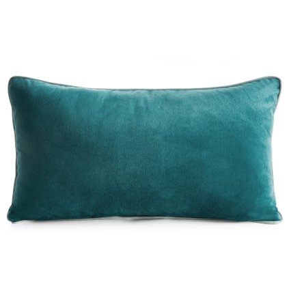 DEKORAČNÍ POLŠTÁŘ GAJA3 30X50 CM TMAVĚTYRKYSOVÁ