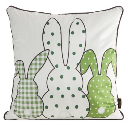 VELIKONOČNÍ DEKORAČNÍ POVLAK NA POLŠTÁŘ EASTER4 45X45 CM VZOROVANÁ