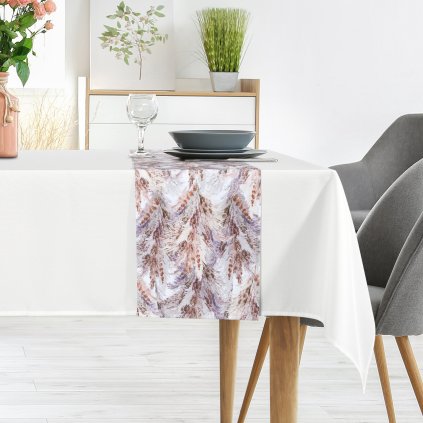 UBRUS ANITA4 SADA 140X220 CM, 33X220 CM VZOROVANÝ