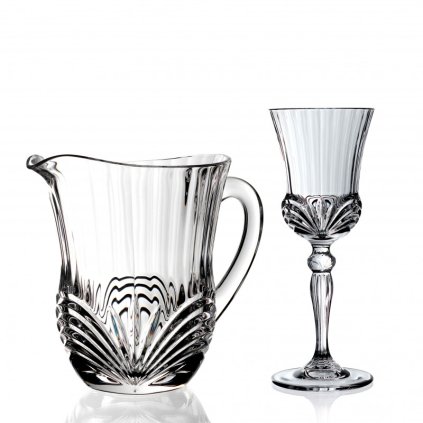 rcr aurea zestaw dzbanek 6 kieliszkow