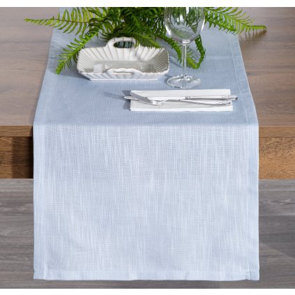 BĚHOUN NA STŮL SUMMER8 40X140 CM ŠEDÝ