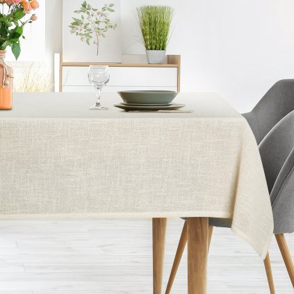 UBRUS INES12 140X260 CM KRÉMOVÝ