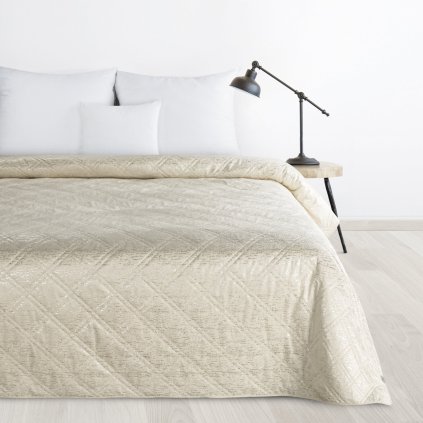 PŘEHOZ NA POSTEL LUIZ 200X220 CM KRÉMOVÝ