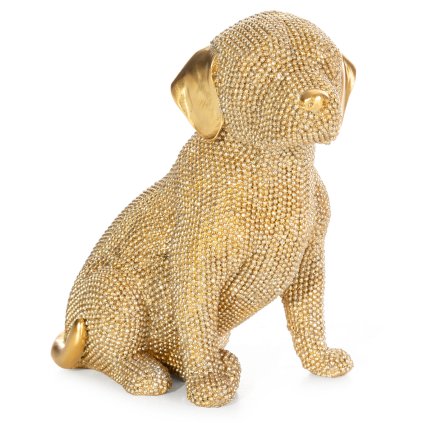 DEKORAČNÍ SOŠKA ELDO 14X9X16 CM ZLATÁ