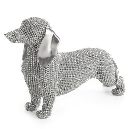 DEKORAČNÍ SOŠKA ELDO 19X6X12 CM STŘÍBRNÁ