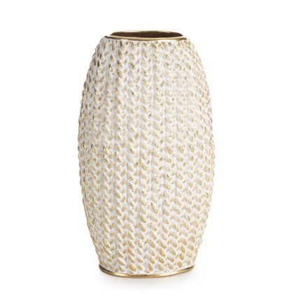 DEKORAČNÍ VÁZA MOLI 16X12X27 CM ZLATÁ