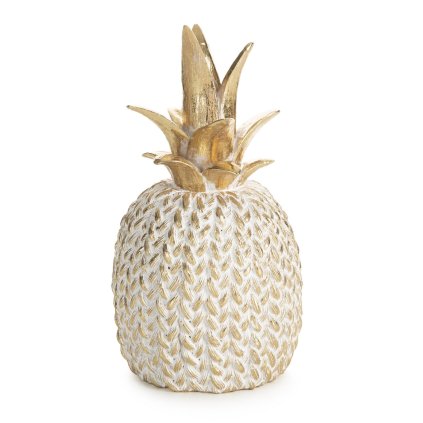 DEKORAČNÍ SOŠKA MOLI 12X12X21 CM ZLATÁ