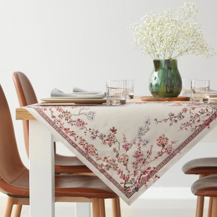 GOBELÍNOVÝ UBRUS THAI 140X180 CM VZOROVANÝ