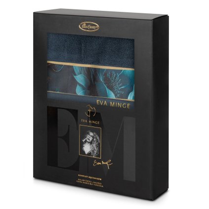 FROTÉ RUČNÍK EVA MINGE12 SADA 1KS 30X50 CM, 1KS 50X90 CM, 1KS 70X140 CM ŠEDÁ