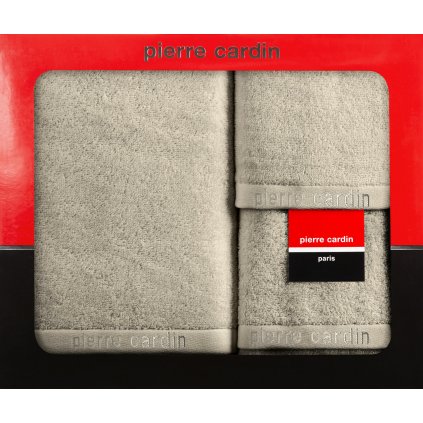 FROTÉ RUČNÍK PIERRE CARDIN EVI SADA 30X50 CM, 50X90 CM, 70X140 CM SVĚTLEBÉŽOVÁ