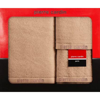 FROTÉ RUČNÍK PIERRE CARDIN EVI SADA 30X50 CM, 50X90 CM, 70X140 CM PUDROVÁ