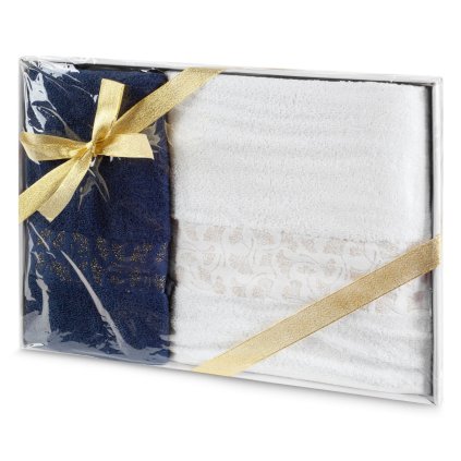 BAVLNĚNÝ RUČNÍK BLINK SADA 50X90 CM, 70X140 CM VÍCEBAREVNÁ