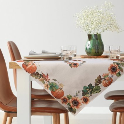 GOBELÍNOVÝ UBRUS PUMPKIN1 140X180 CM VZOROVANÝ