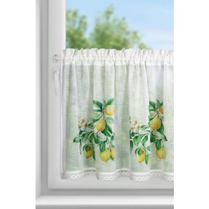 KRÁTKÁ ZÁCLONA NA PÁSCE CLOE 150X60 CM VÍCEBAREVNÁ