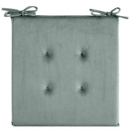 PODSEDÁK NA ŽIDLE GAJA 40X40X3 CM TMAVĚMĚTOVÁ