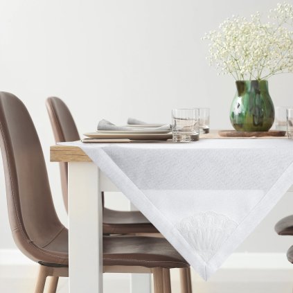 UBRUS BRENDA 85X85 CM BÍLÝ