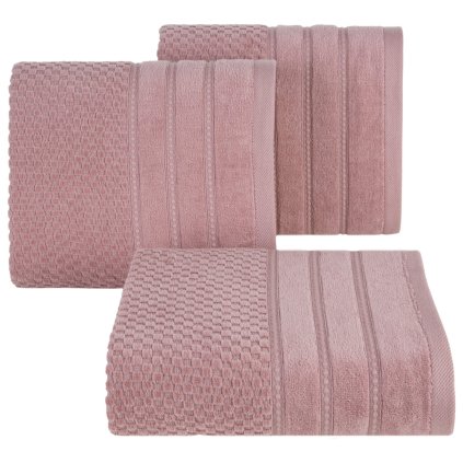BAVLNĚNÝ RUČNÍK ADORE 30X50 CM TMAVĚRŮŽOVÁ