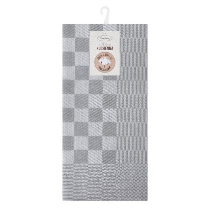 KUCHYŇSKÁ UTĚRKA MAURO SADA 2 KS 50X70 CM STŘÍBRNÉ