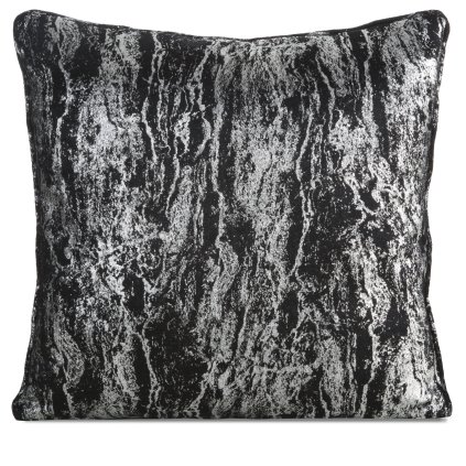 DEKORAČNÍ POVLAK NA POLŠTÁŘ ELISE 45X45 CM ČERNÁ