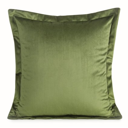 DEKORAČNÍ POVLAK NA POLŠTÁŘ RIA45X45 CM OLIVOVÁ