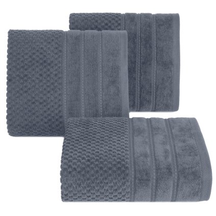 BAVLNĚNÝ RUČNÍK ADORE 50X90 CM TMAVĚŠEDÁ