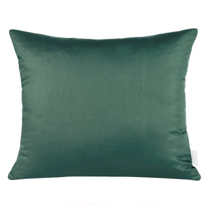 SATÉNOVÝ POVLAK NA POLŠTÁŘ DINA 50X70 CM TMAVĚZELENÁ