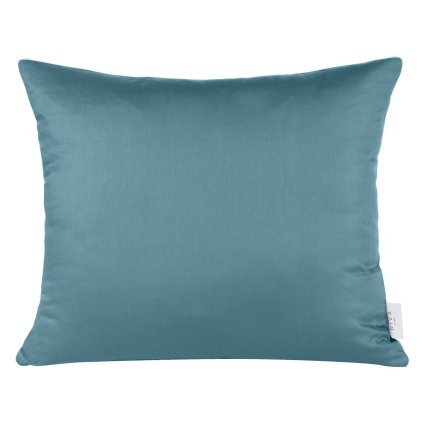SATÉNOVÝ POVLAK NA POLŠTÁŘ DINA 50X70 CM TYRKYSOVÁ