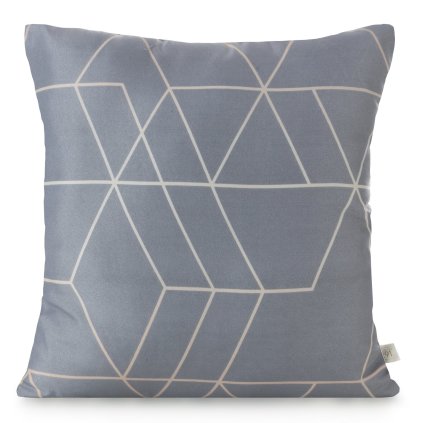 DEKORAČNÍ POVLAK NA POLŠTÁŘ GEO 40X40 CM VZOROVANÁ