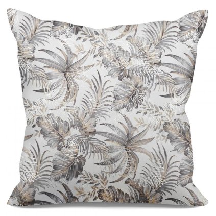 DEKORAČNÍ POVLAK NA POLŠTÁŘ RODOS 40X40 CM LISTY