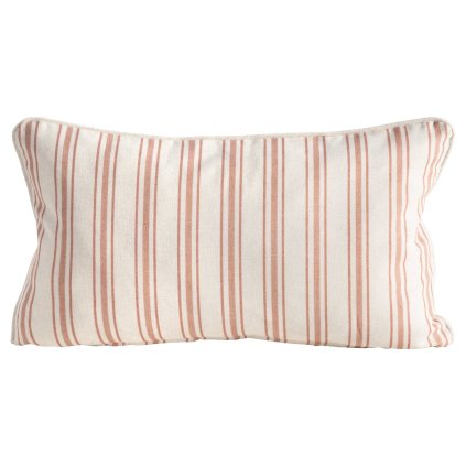 DEKORAČNÍ POVLAK NA POLŠTÁŘ LEN 35 30X50 CM VZOROVANÁ