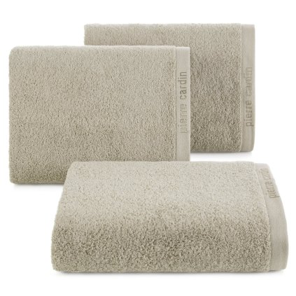 BAVLNĚNÝ RUČNÍK PIERRE CARDIN EVI 70X140 CM SVĚTLEBÉŽOVÁ