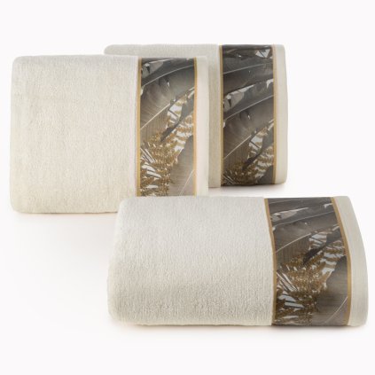 FROTÉ RUČNÍK EVA MINGE17 70X140 CM BÉŽOVÁ