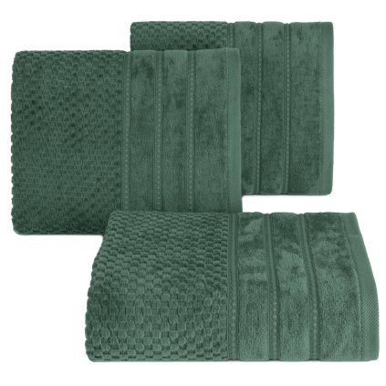 BAVLNĚNÝ RUČNÍK ADORE 70X140 CM ZELENÁ