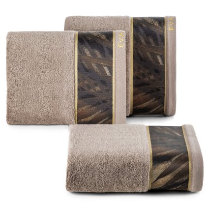 FROTÉ RUČNÍK EVA MINGE11 50X90 CM BÉŽOVÁ