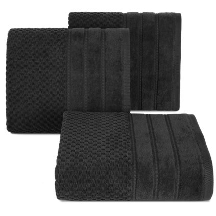 BAVLNĚNÝ RUČNÍK ADORE 50X90 CM ČERNÁ