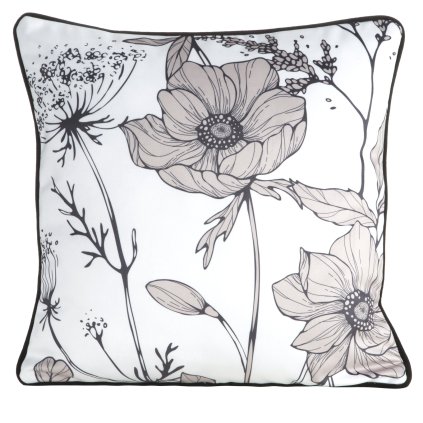 DEKORAČNÍ POVLAK NA POLŠTÁŘ PREMIUM AGNES 45X45 CM KVĚTY