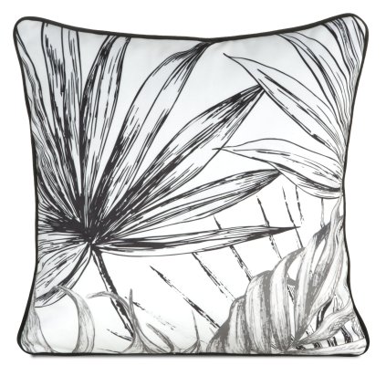 DEKORAČNÍ POVLAK NA POLŠTÁŘ PREMIUM PALOMA 45X45 CM LISTY