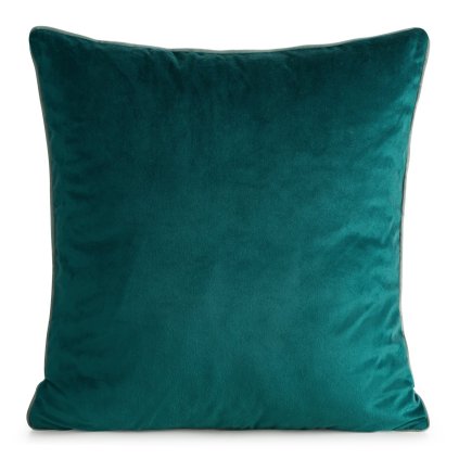 DEKORAČNÍ POVLAK NA POLŠTÁŘ GAJA2 45X45 CM TMAVĚTYRKYSOVÁ