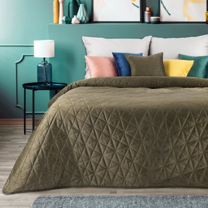 PŘEHOZ NA POSTEL LUIZ3 170X210 CM HNĚDÝ