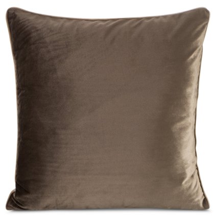 DEKORAČNÍ POVLAK NA POLŠTÁŘ GAJA2 45X45 CM TMAVOHNĚDÁ