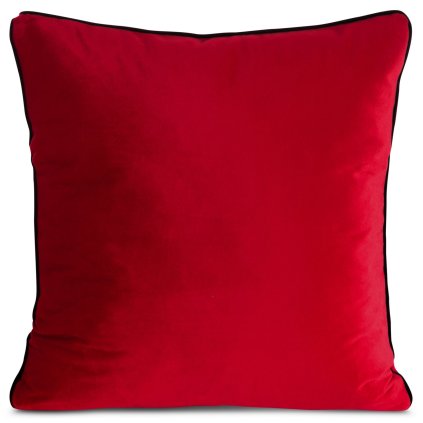 DEKORAČNÍ POVLAK NA POLŠTÁŘ GAJA2 60X60 CM ČERVENÁ