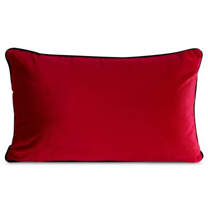 DEKORAČNÍ POLŠTÁŘ GAJA3 30X50 CM ČERVENÁ