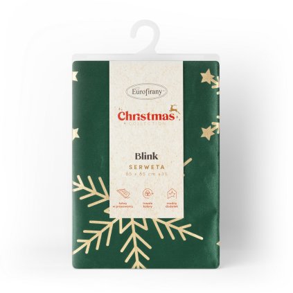 VÁNOČNÍ UBRUS ELEGANCE4 85X85 CM VZOROVANÝ