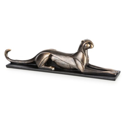 DEKORAČNÍ SOŠKA MADOX 37X7X10 CM TMAVĚSIVA