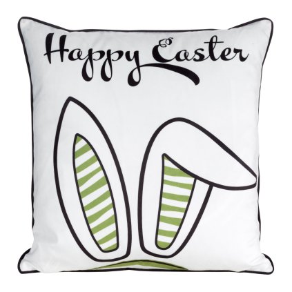VELIKONOČNÍ DEKORAČNÍ POVLAK NA POLŠTÁŘ EASTER52 45X45 CM VZOROVANÁ